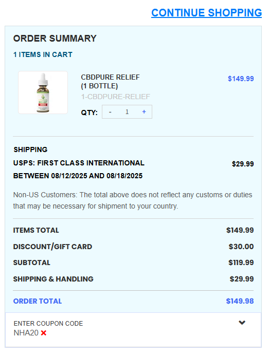 Coupon proof NHA20