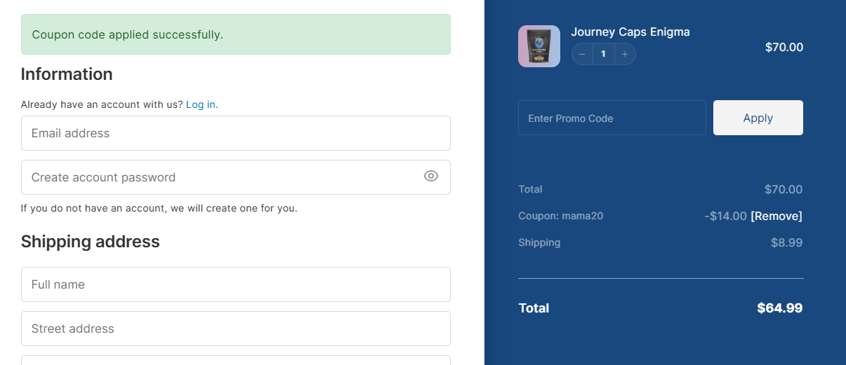 Coupon proof mama20