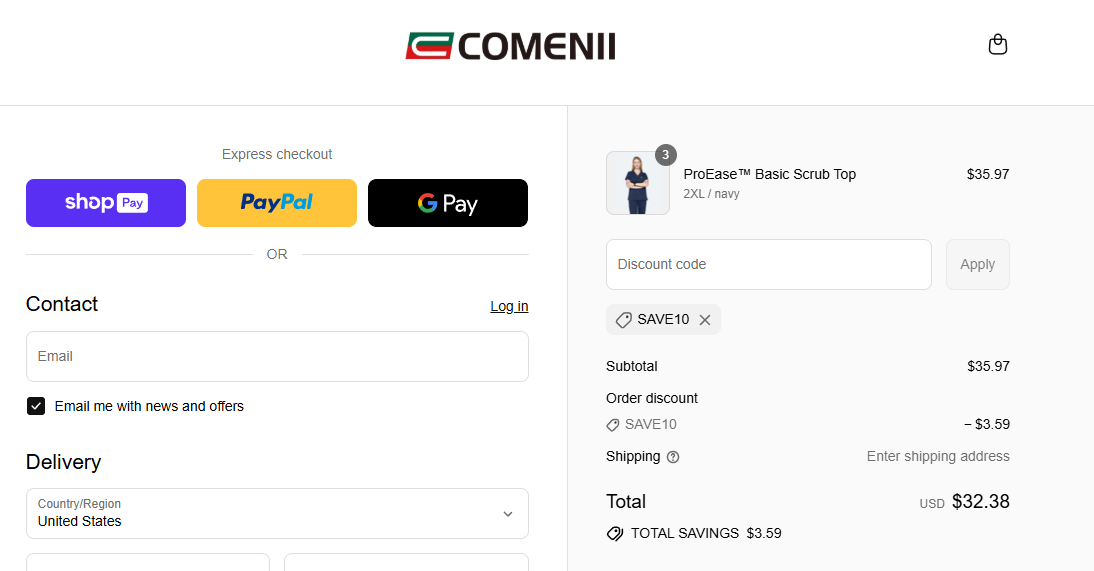 Coupon proof SAVE10