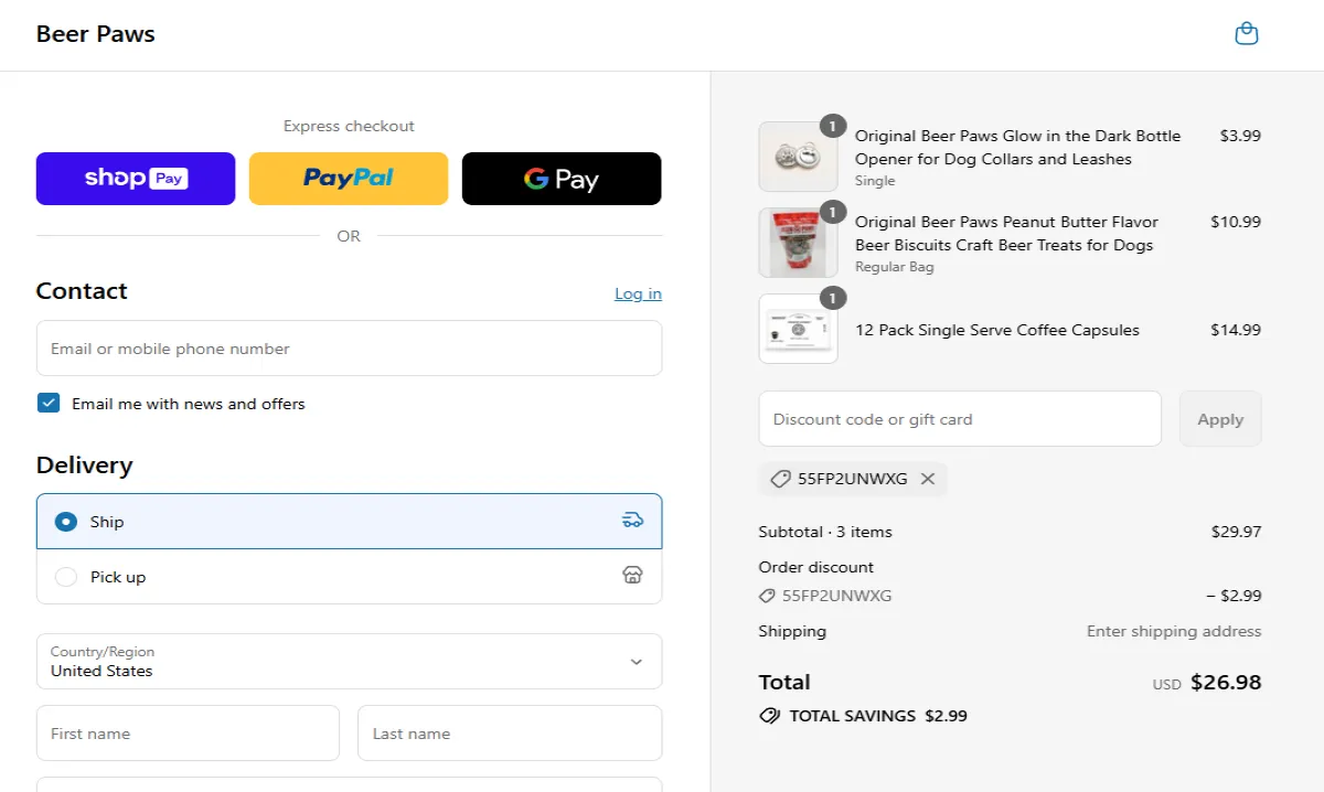 Coupon proof 55FP2UNWXG