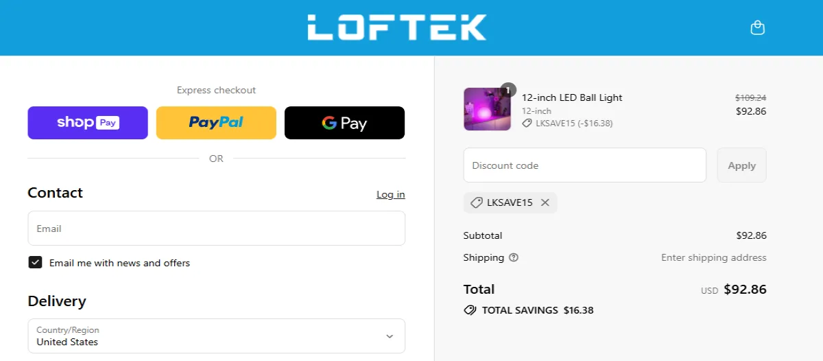 Coupon proof LKSAVE15