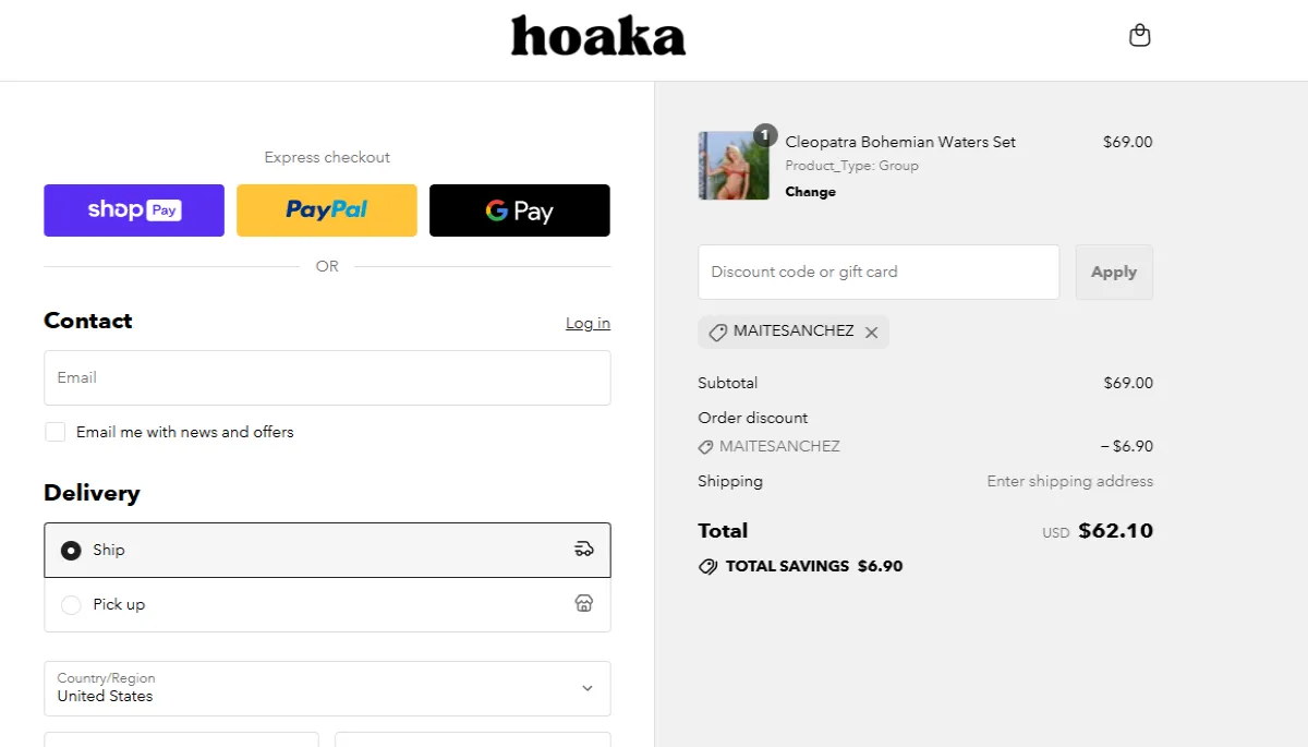 Coupon proof MAITESANCHEZ