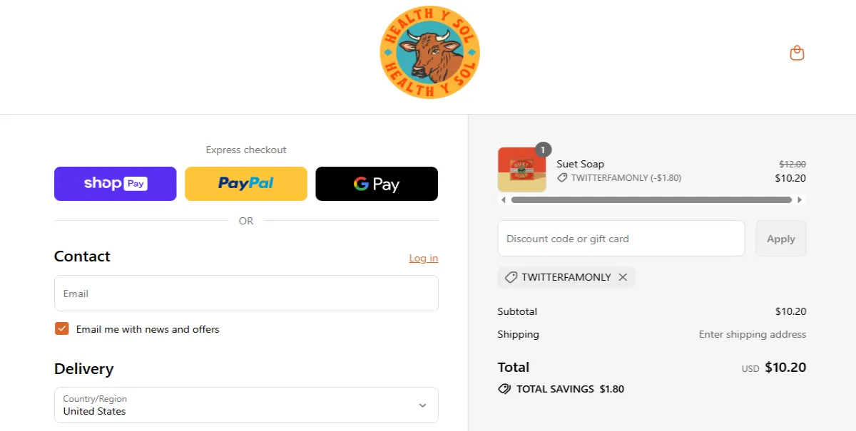 Coupon proof TWITTERFAMONLY