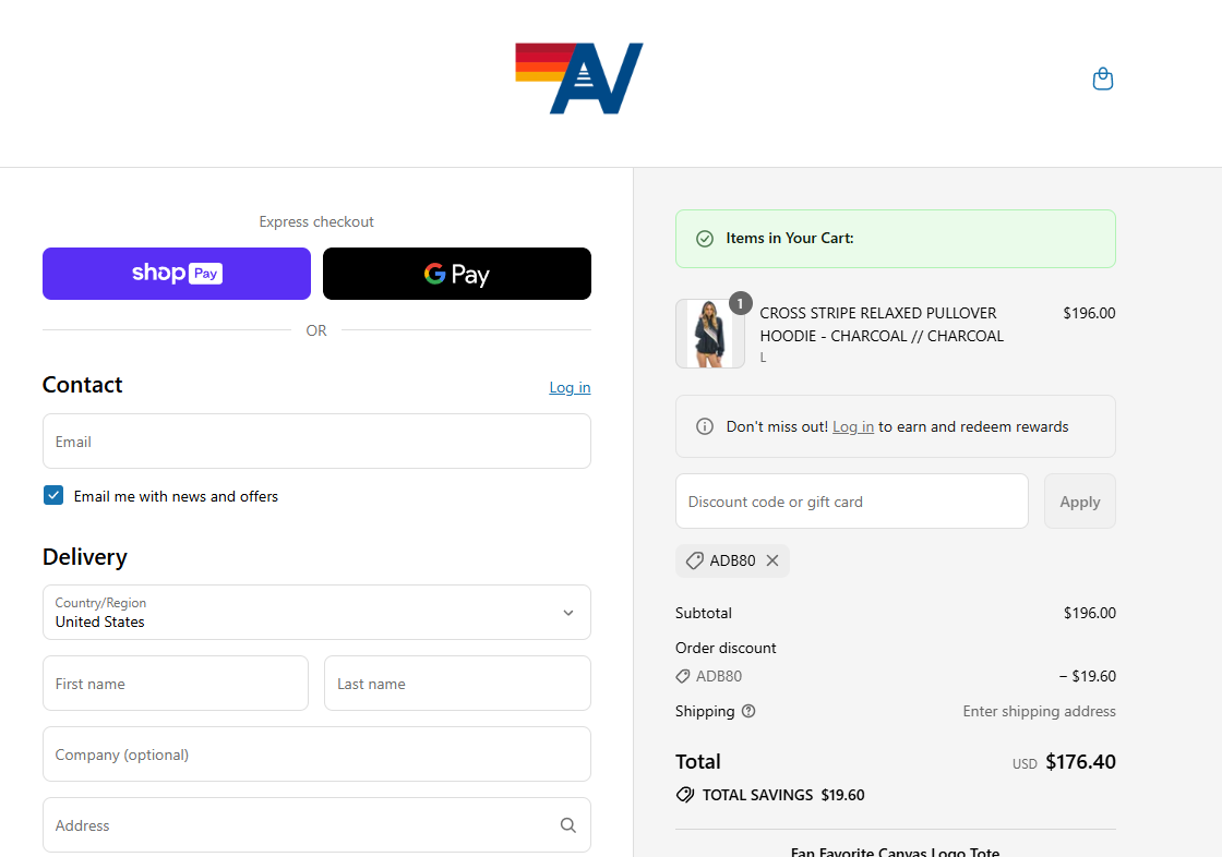 Coupon proof ADB80