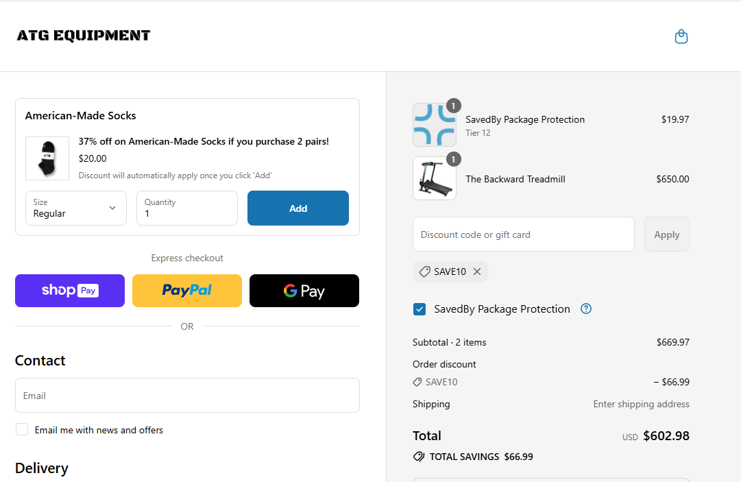 Coupon proof SAVE10
