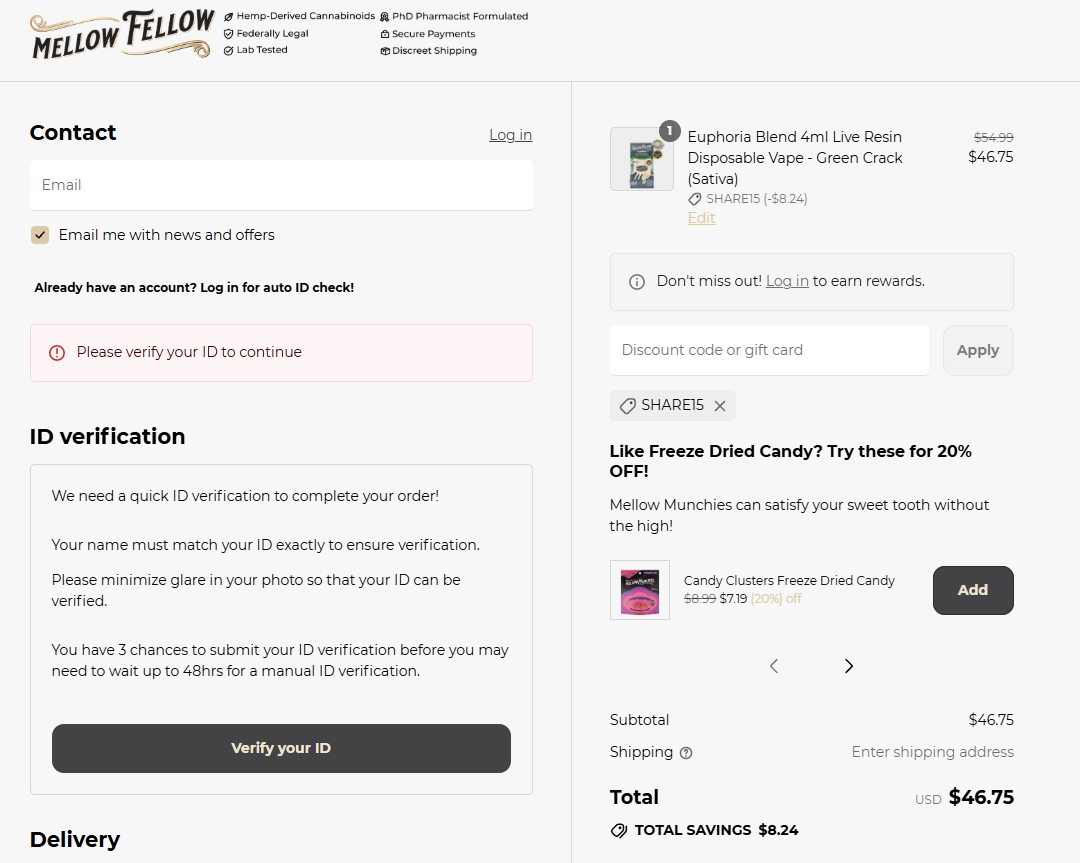 Coupon proof SHARE15