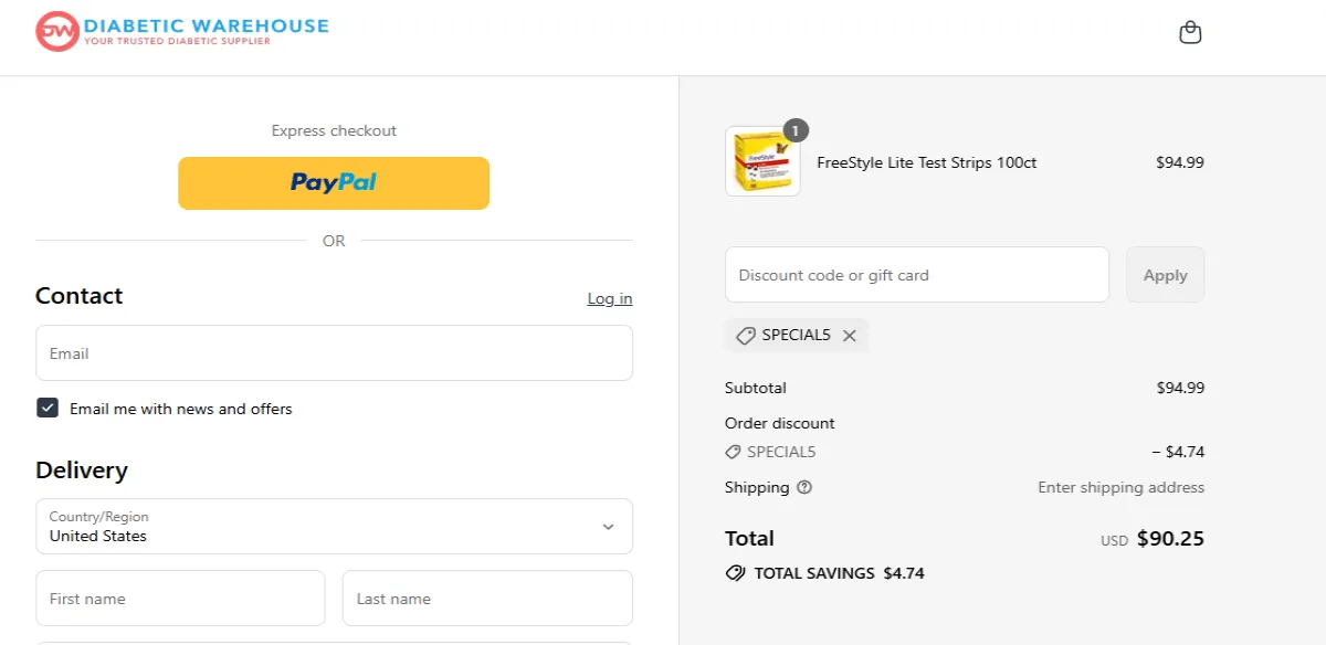 Coupon proof SPECIAL5