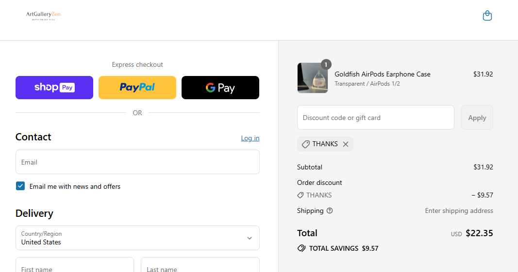 Coupon proof THANKS
