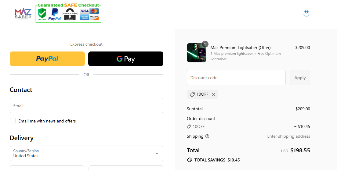 Coupon proof 10OFF