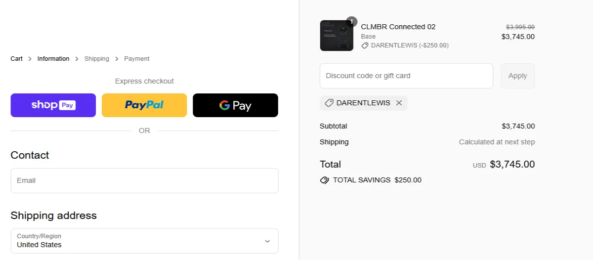 Coupon proof DARENTLEWIS