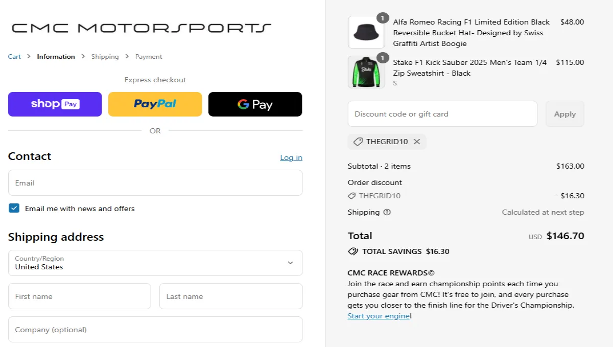 Coupon proof THEGRID10