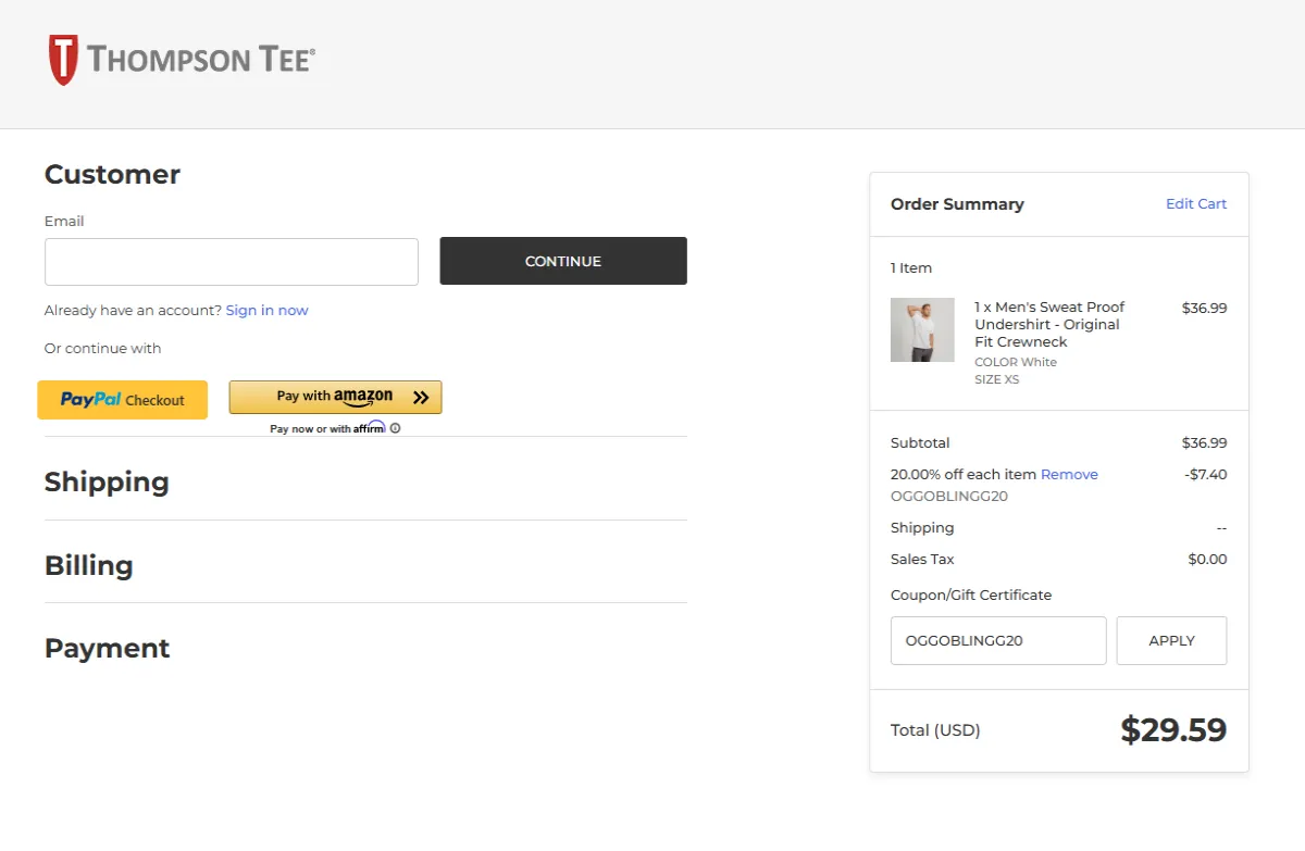 Coupon proof OGGOBLINGG20