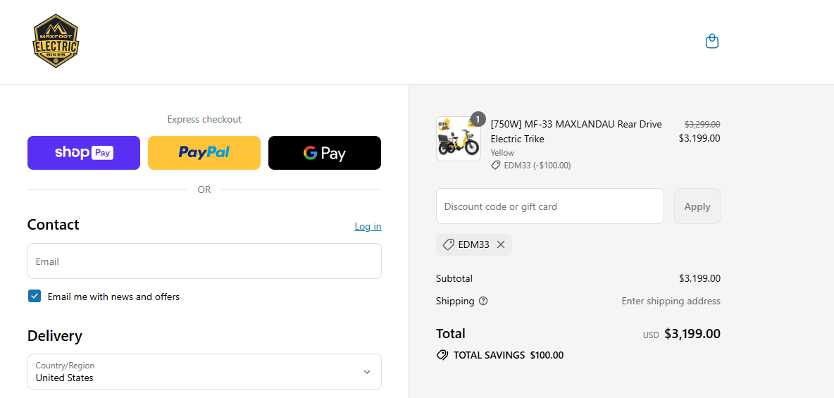 Coupon proof EDM33