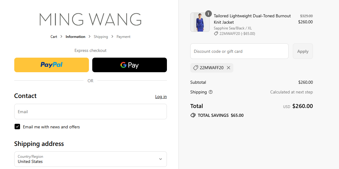 Coupon proof 22MWAFF20