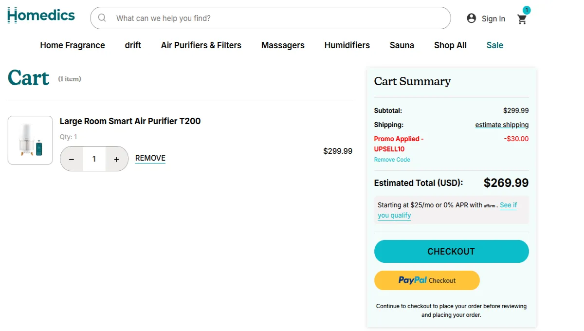 Coupon proof UPSELL10