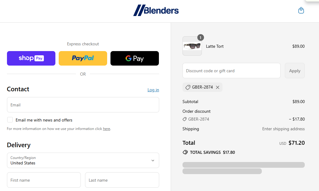 Coupon proof GBER-2874
