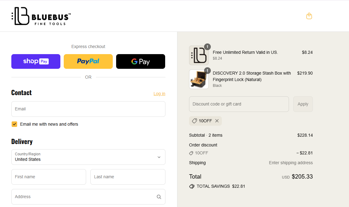 Coupon proof 10OFF