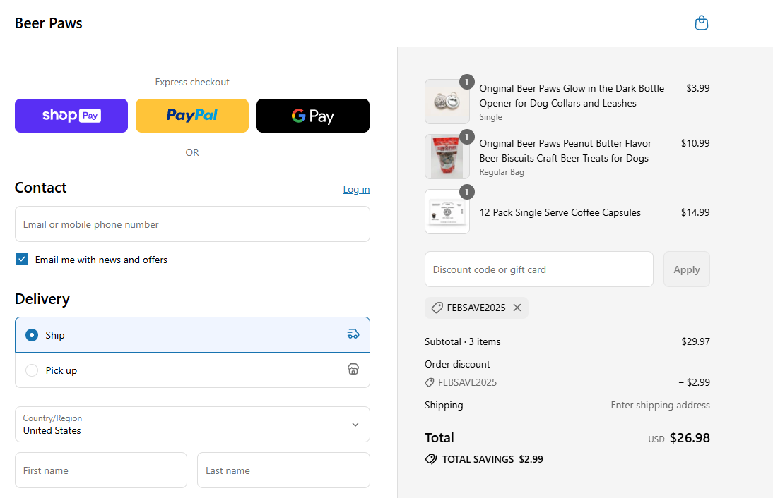 Coupon proof FEBSAVE2025
