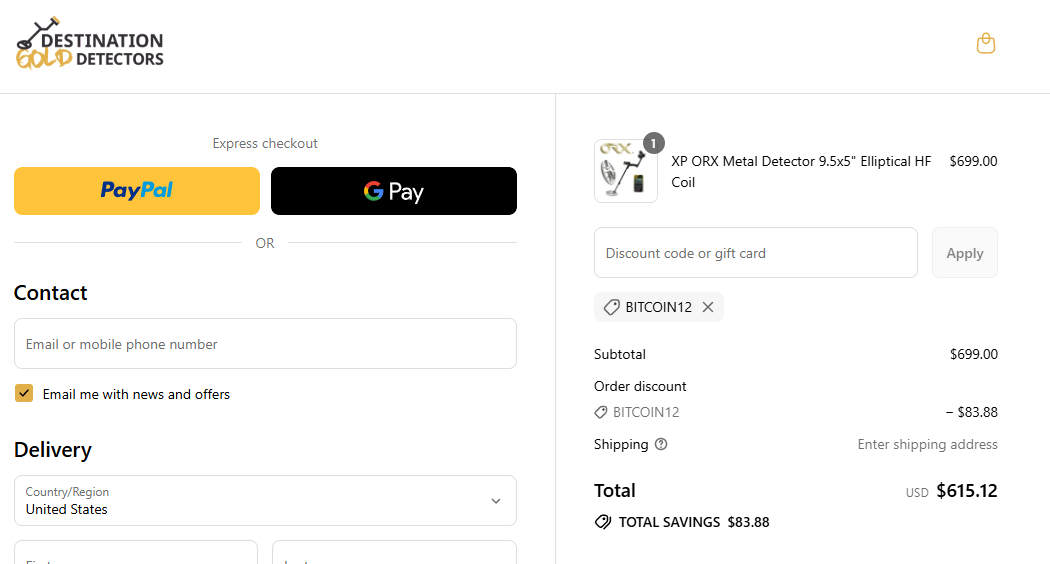 Coupon proof BITCOIN12