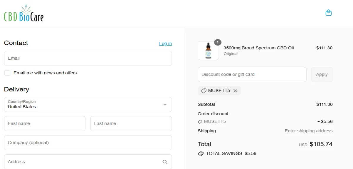 Coupon proof MUSETT5