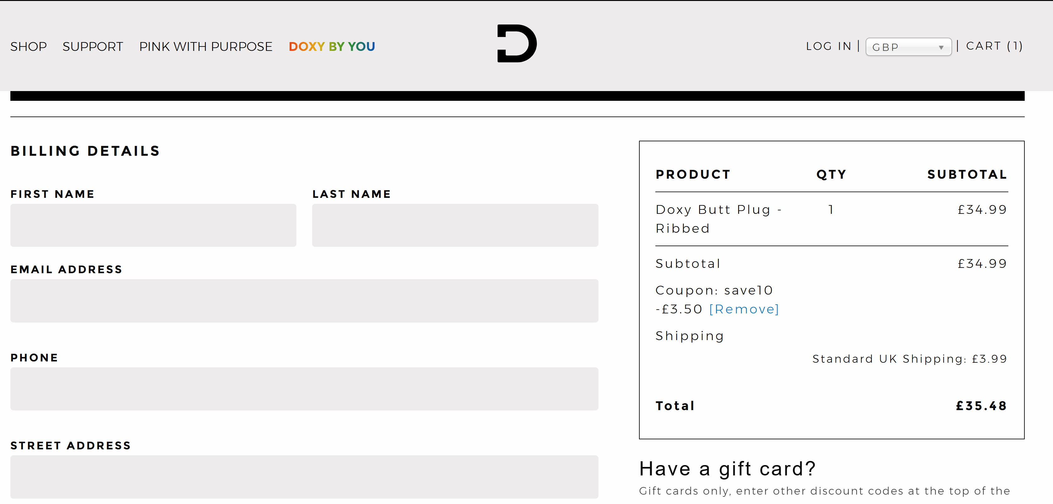 Coupon proof SAVE10