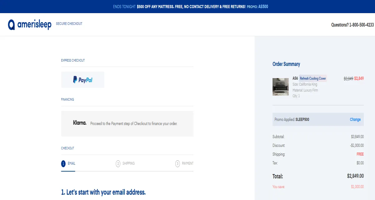 Coupon proof SLEEP500