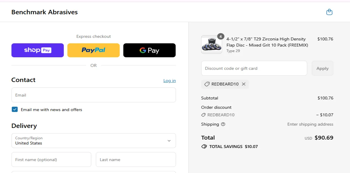 Coupon proof REDBEARD10