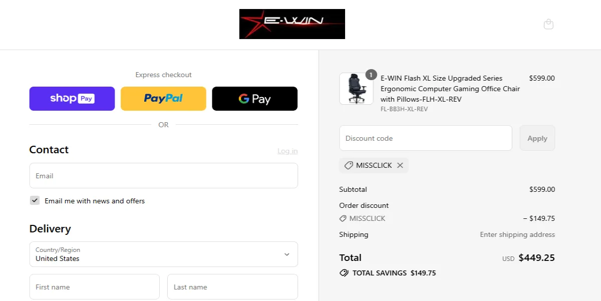 Coupon proof MISSCLICK