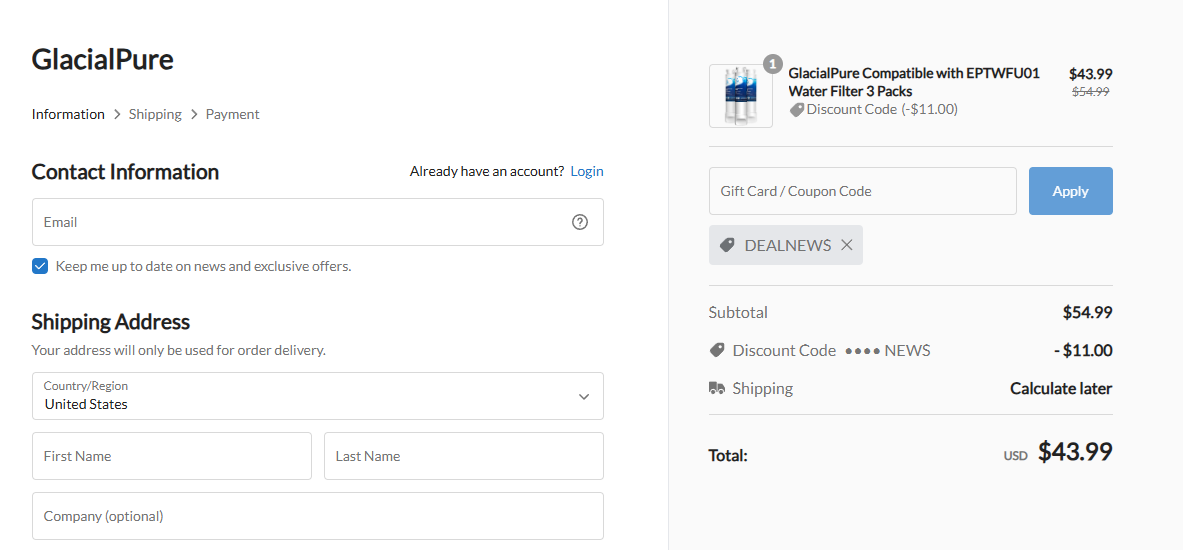 Coupon proof DEALNEWS