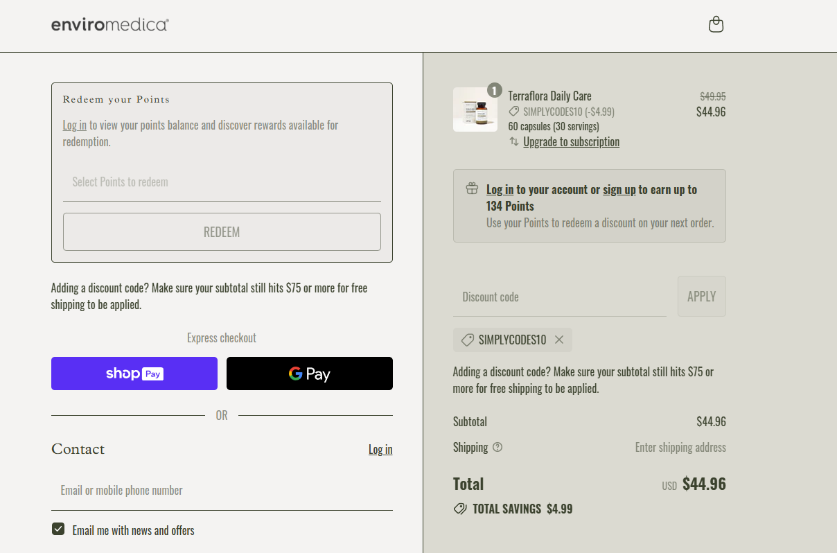 Coupon proof SIMPLYCODES10