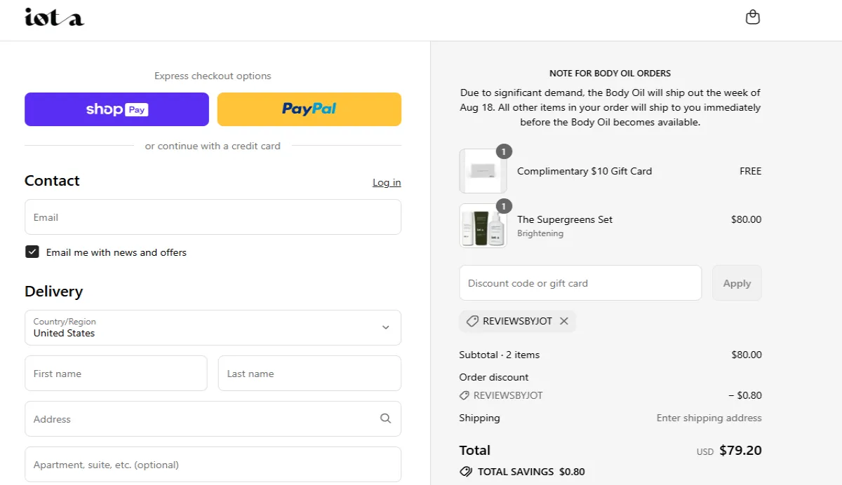 Coupon proof REVIEWSBYJOT
