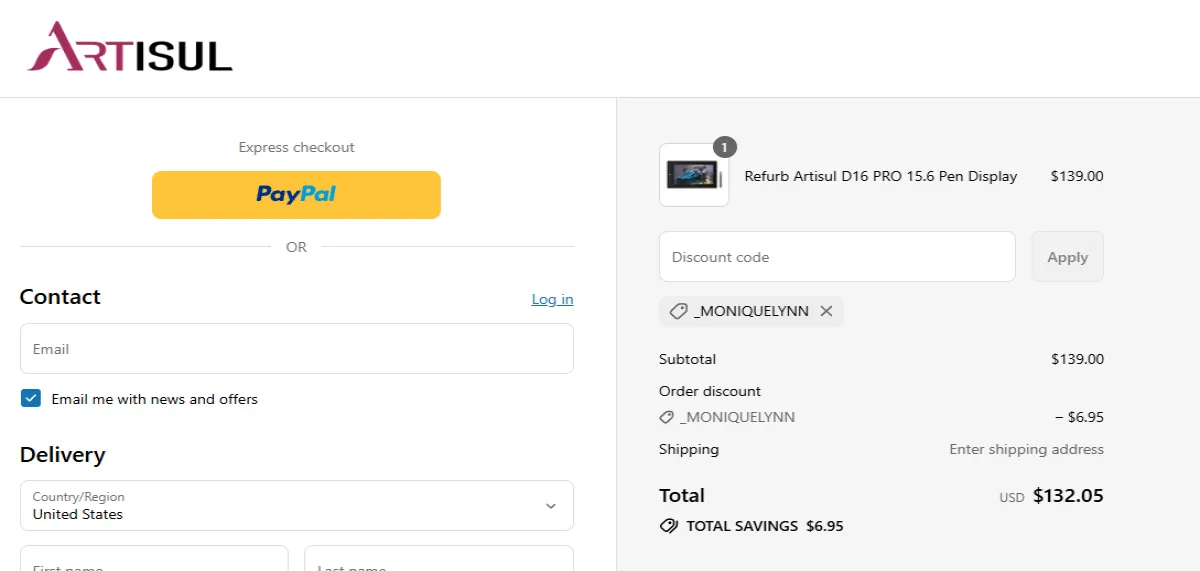 Coupon proof _MONIQUELYNN