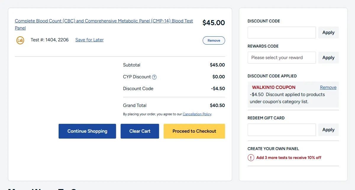 Coupon proof Walkin10