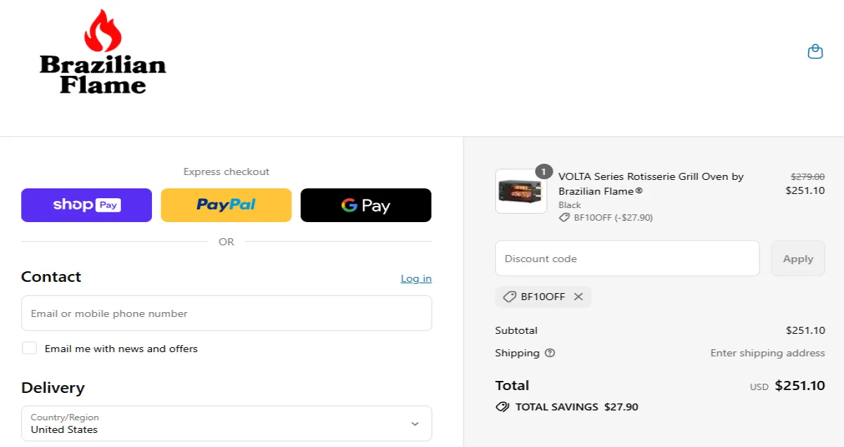 Coupon proof BF10OFF