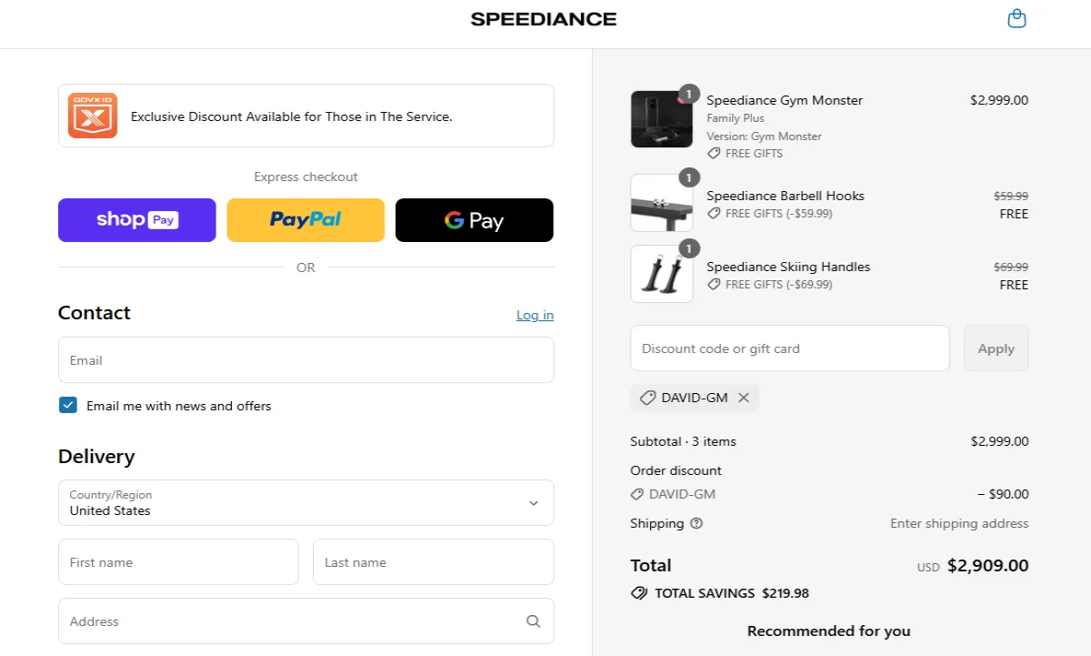 Coupon proof DAVID-GM