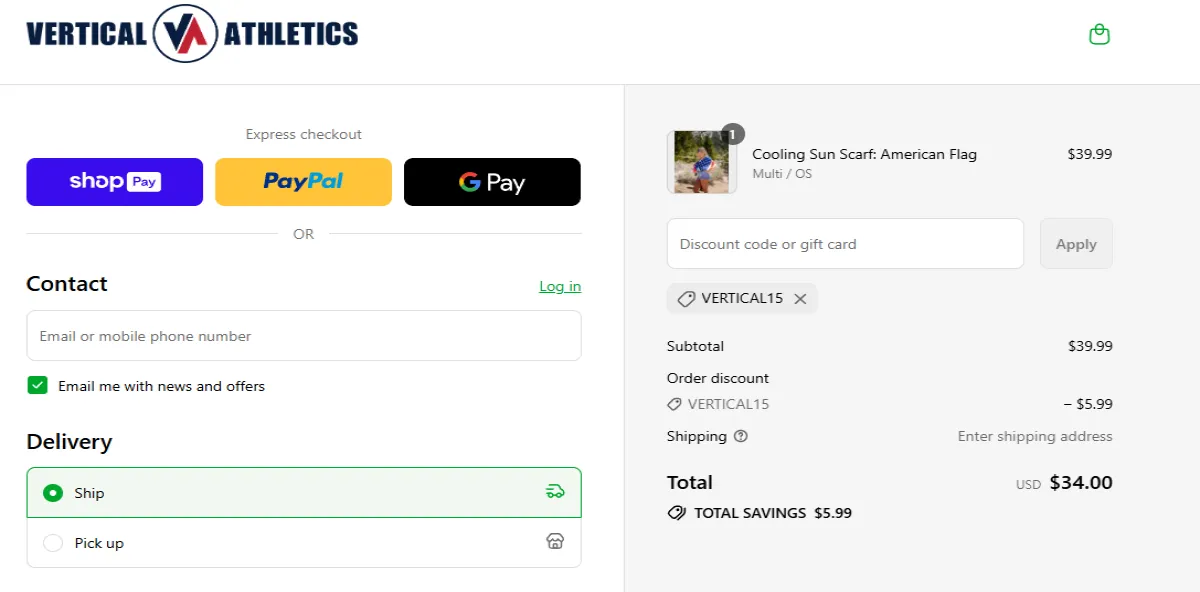 Coupon proof VERTICAL15