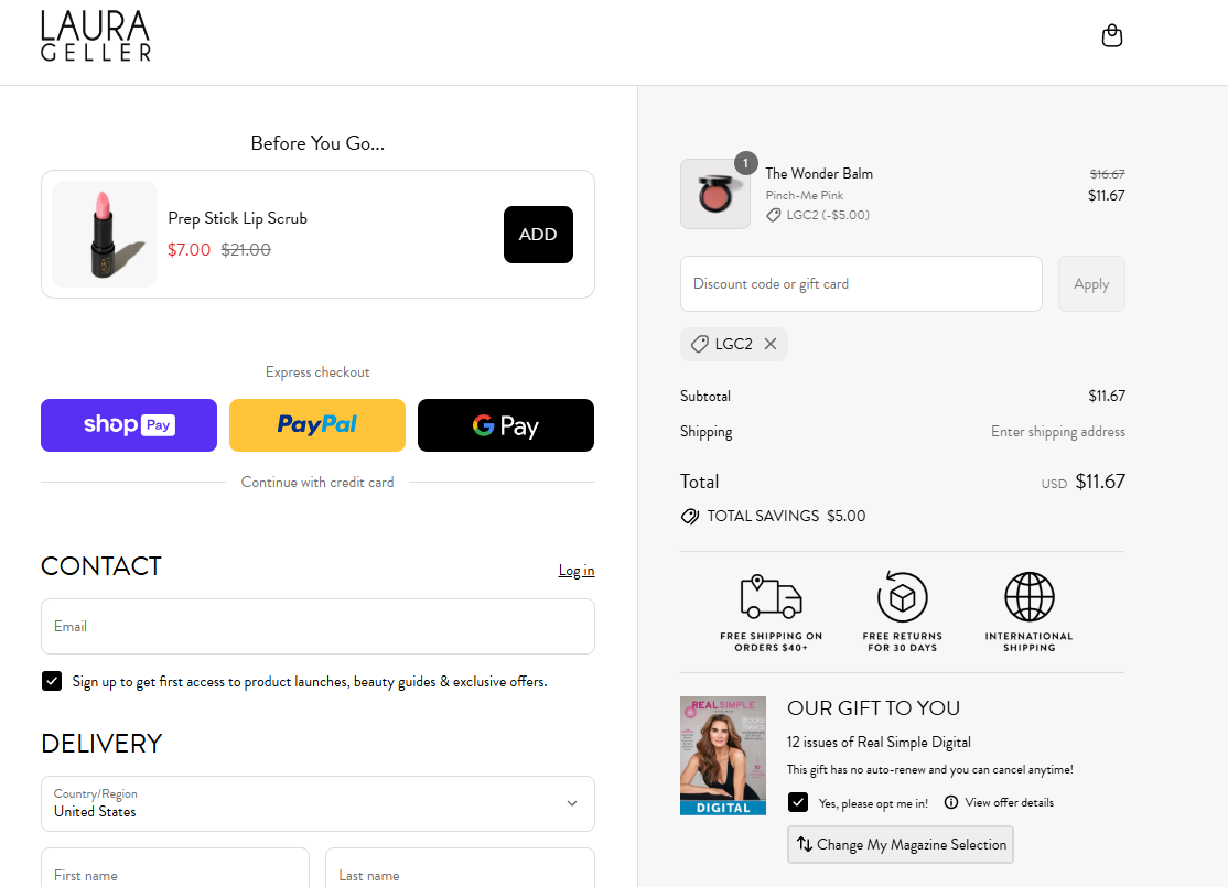 Coupon proof LGC2