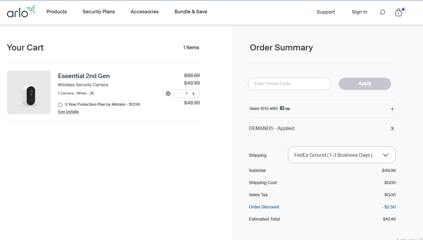 Coupon proof DEMAND5