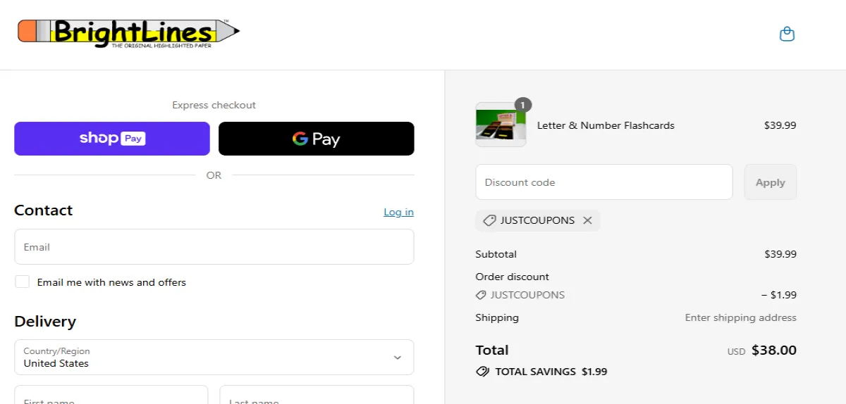 Coupon proof JUSTCOUPONS