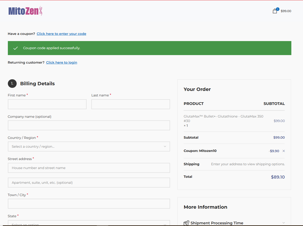 Coupon proof Mitozen10