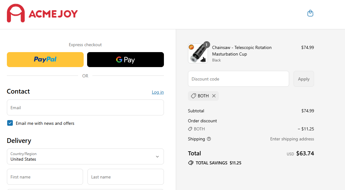 Coupon proof BOTH