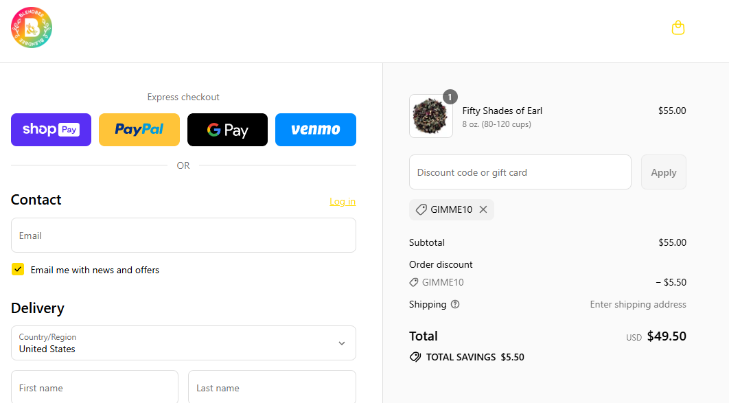 Coupon proof GIMME10