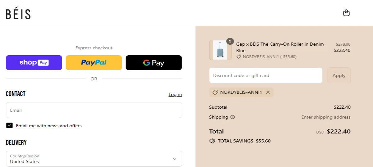 Coupon proof NORDYBEIS-ANNI1