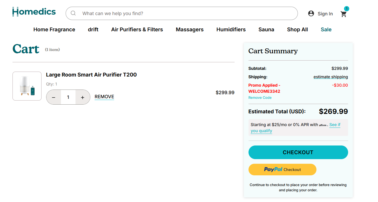 Coupon proof WELCOME3342
