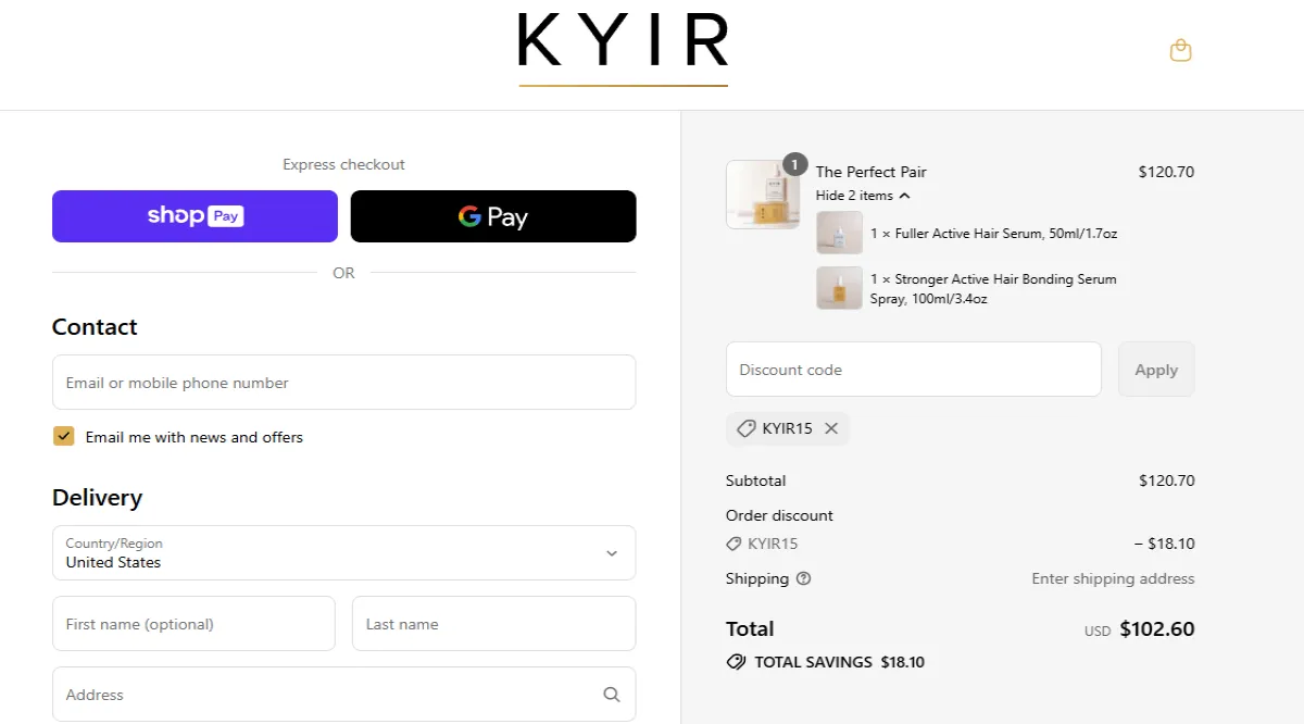 Coupon proof KYIR15