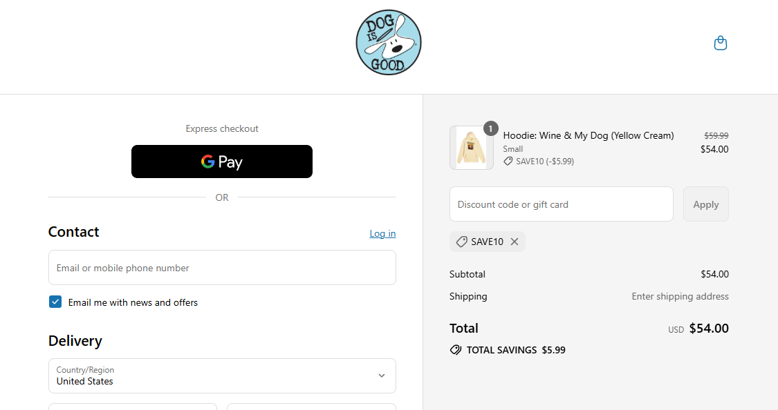 Coupon proof SAVE10