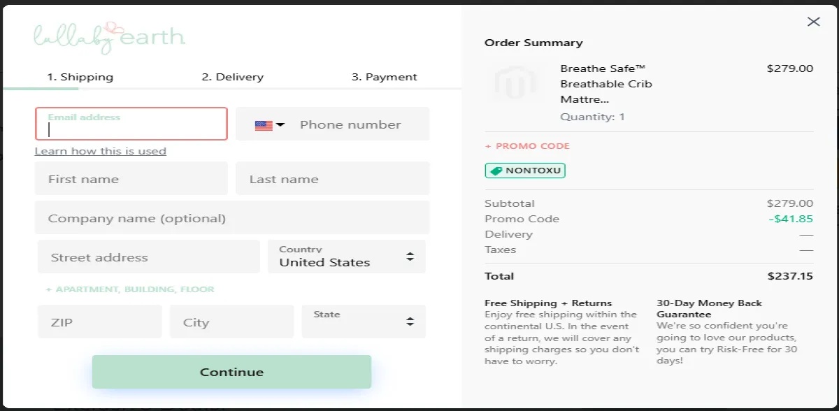 Coupon proof NONTOXU