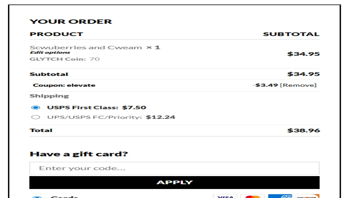 Coupon proof elevate