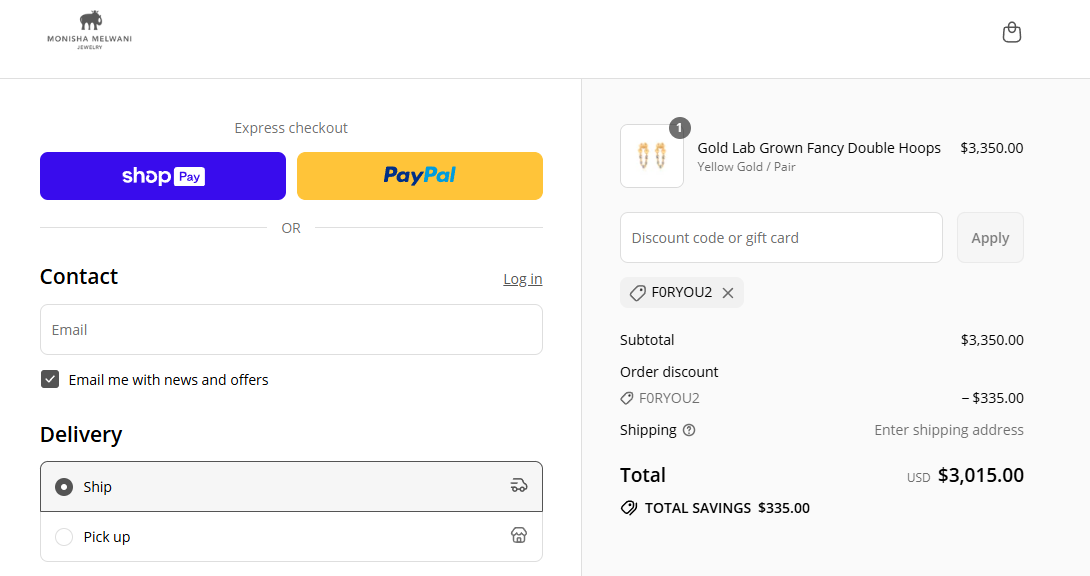 Coupon proof F0RYOU2