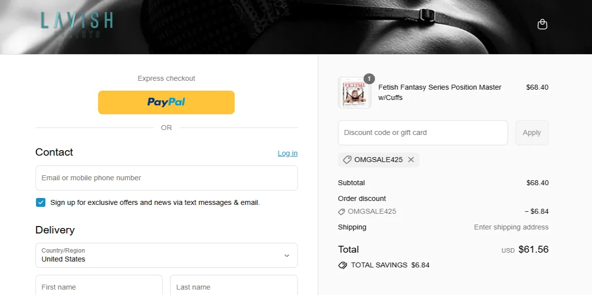 Coupon proof OMGSALE425